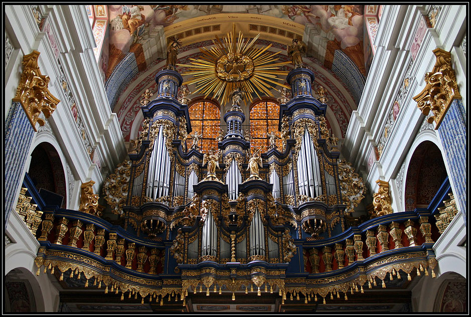 Die kunstvolle Orgel   	  