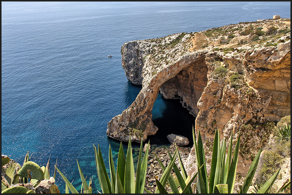 Die Blaue Grotte ( Blue Grotto ) auf Malta