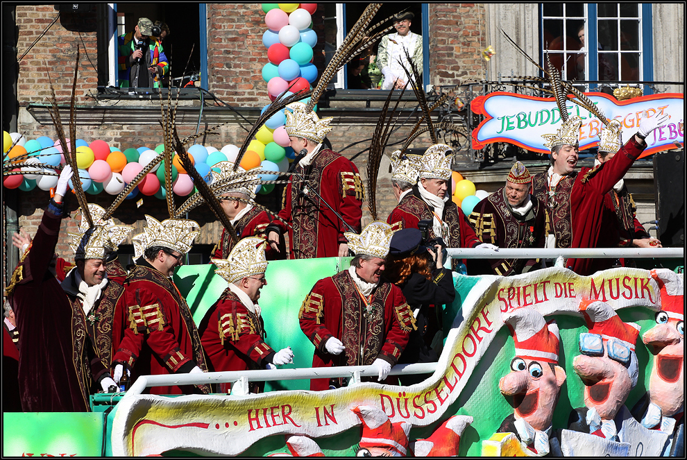 Rosenmontagszug 2011 in Düsseldorf