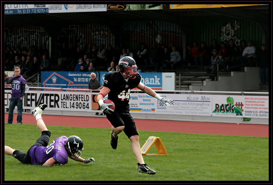 Düsseldorf Panther überrollen Longhorns 