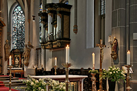 Die katholische Lambertuskirche in Düsseldorf